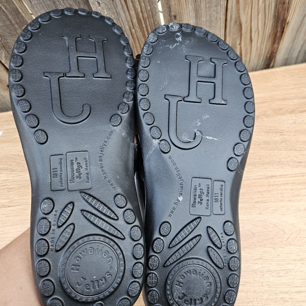 O,o Black Lava Sandals Men Size 11 - Picture 16 of 16